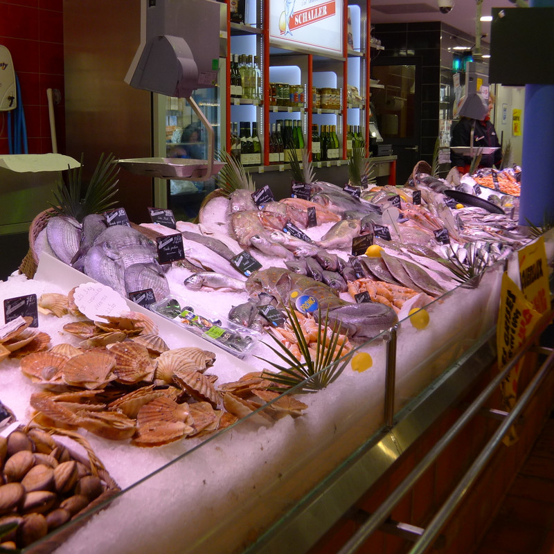 Seafood Stall, Metz Indoor Markets 