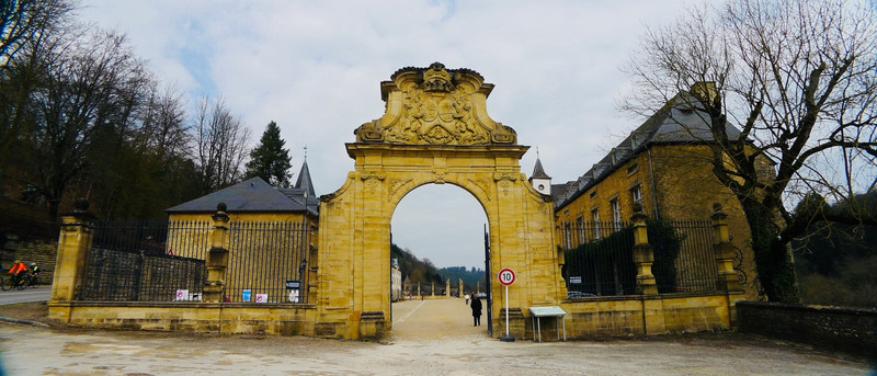 The Gates Of The Gardens Of The Grand- Château Of Ansembourg