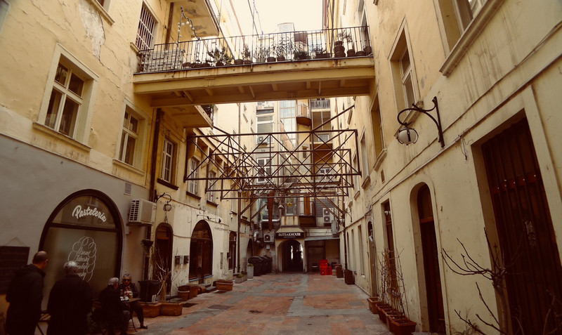 An Inner Courtyard In The Old Town