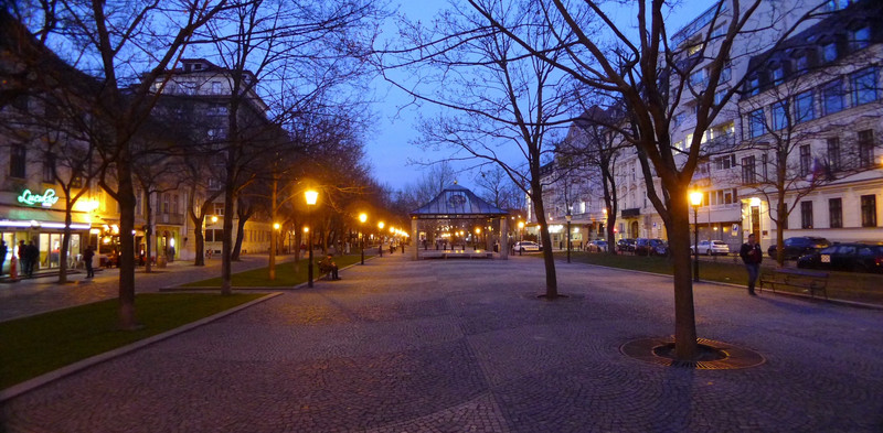 Bratislava Square At Night