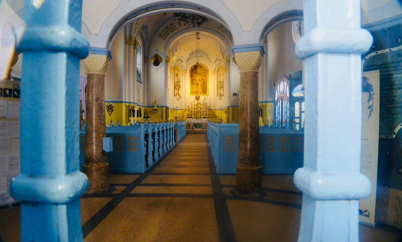 The Blue Church Interior 
