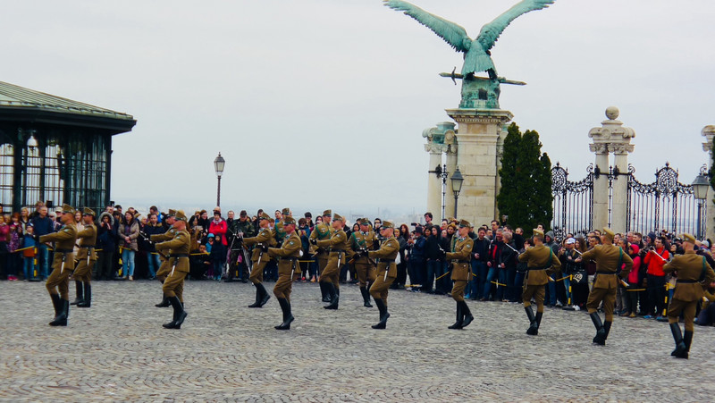 Changing Of The Guard At Buda Castle.