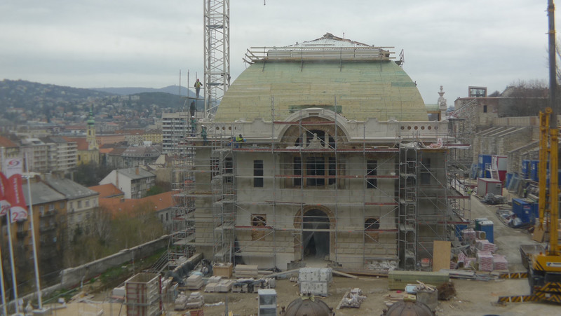New/Old Construction At The Castle At Buda