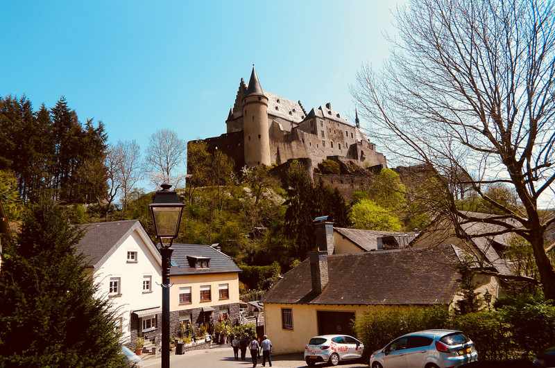 Vianden Castle From The Village.