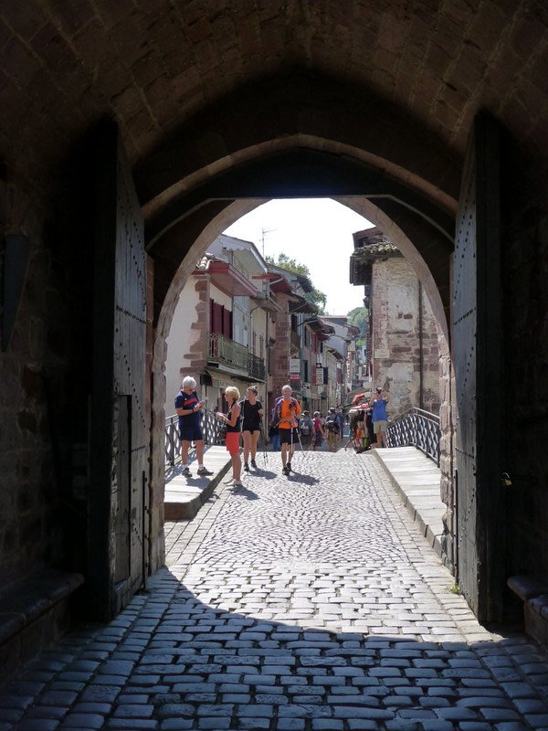 The Gothic Arch Through Which You Start The Camino