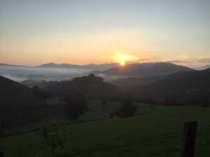 Sunrise over the Pyrenees 