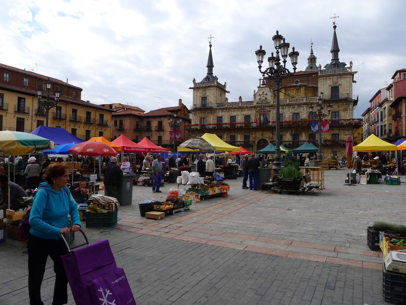 The Tuesday Market In Plaza Mayor