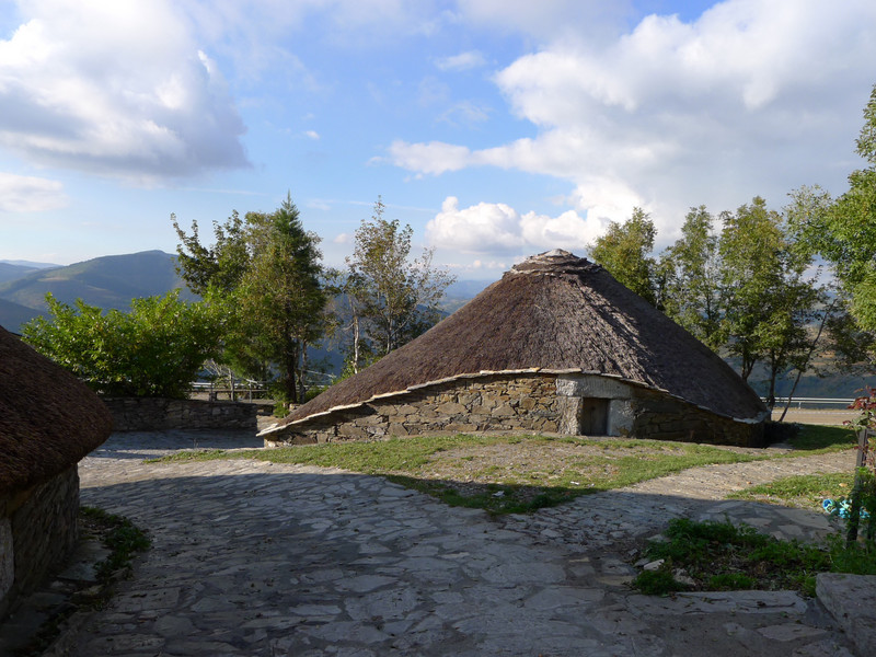 Traditional Galician Thatched Building 