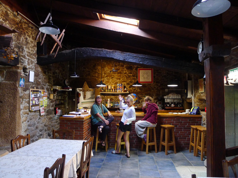 The Bar At Our Albergue, San Xulián 