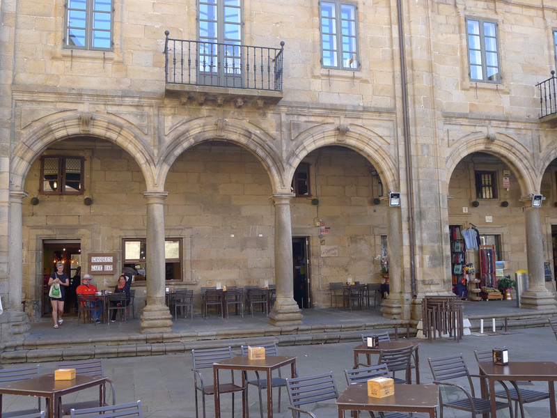 Cafe In Plaza Behind The Cathedral 