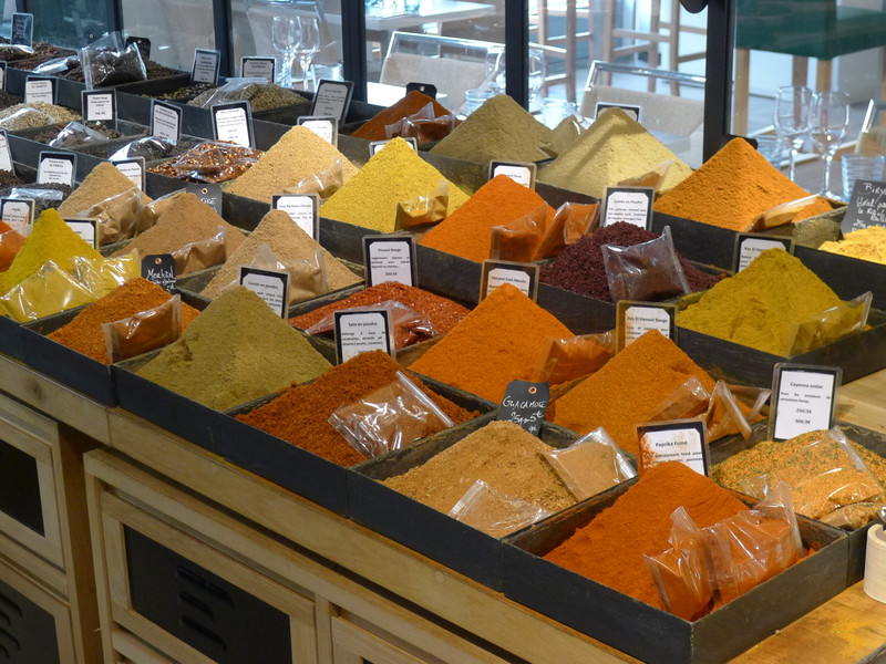 Piles of Spices 