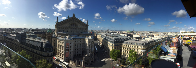 View From The Rooftop Cafe, Galleries Lafayette 