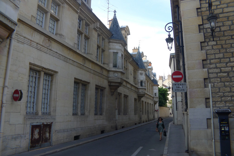A Typical Street In Dijon