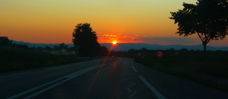 Sunset On Yhe Way Home
