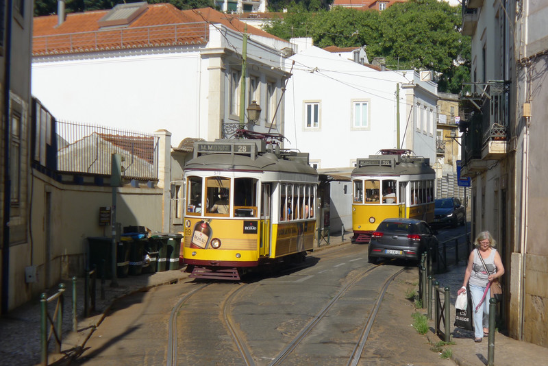 Mini trams.