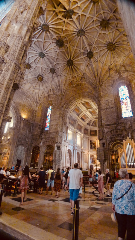 Inside Jerónimos Monastery 