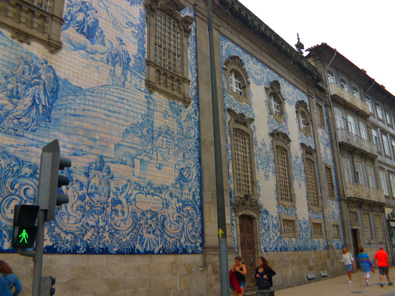 Ornate Hand Painted Mural On The Side Of The Church  