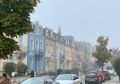 Lovely neighbourhoods to walk through, even on a foggy morning