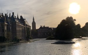 Twilight Over Parliament At The Hague