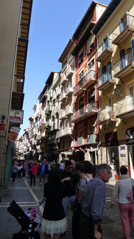 Pamplona street scene