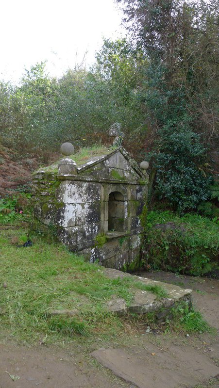 A 1690 water fountain for pilgrims.