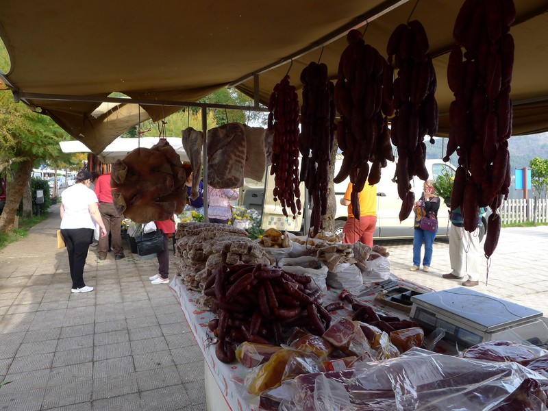 The meat stall.