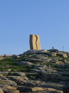 Striking rock monument at Muxia.