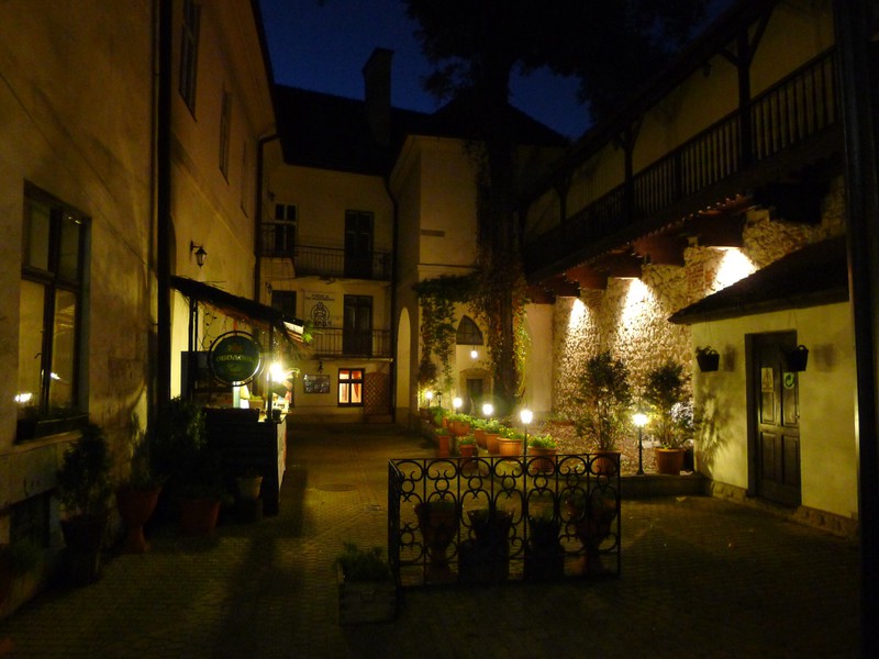 16th Century Courtyard behind a residence.