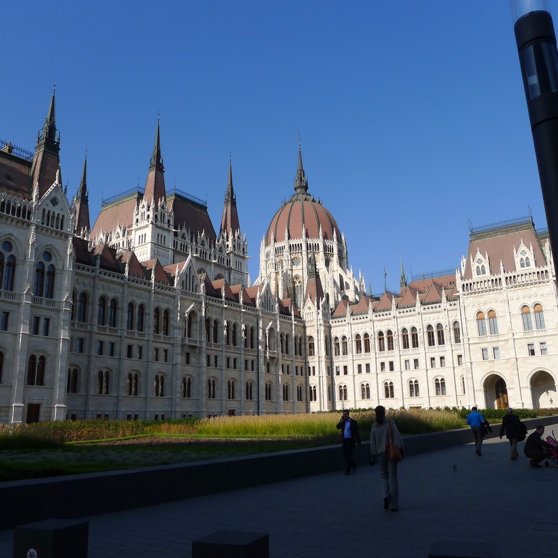 Rear of Parliament House, Budapest 