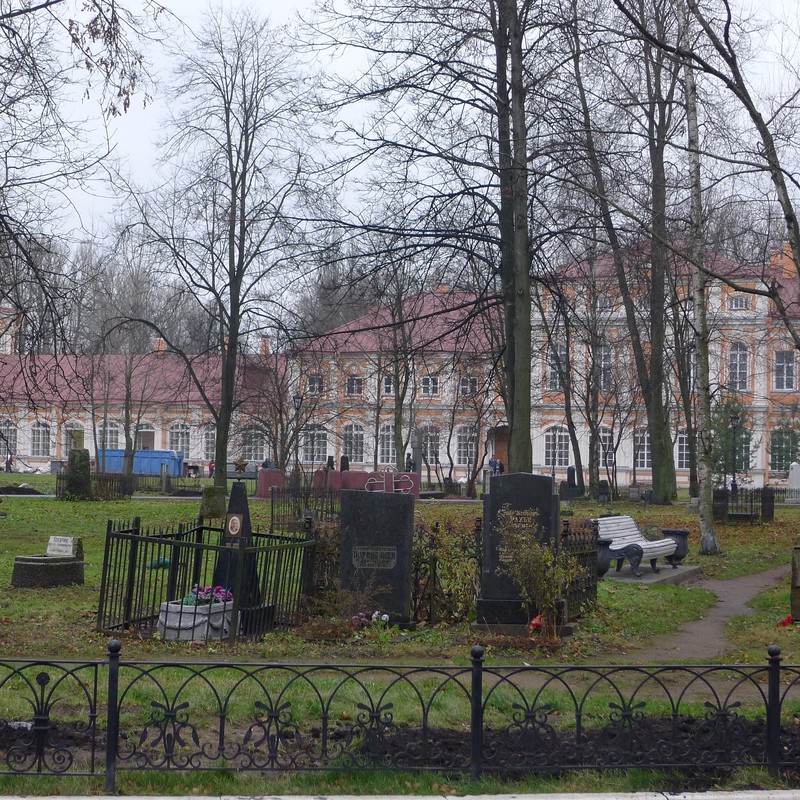 Graves outside the Monastery Cemetery