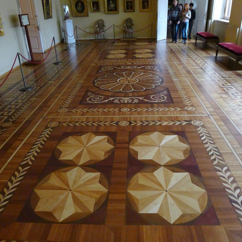 The Floors are as impressive as the rooms.