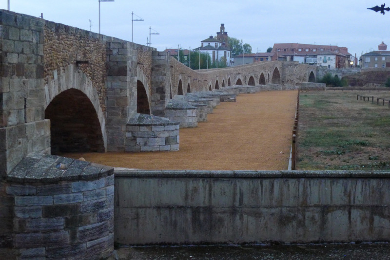 Medieval Bridge At Hospital De Órbigo