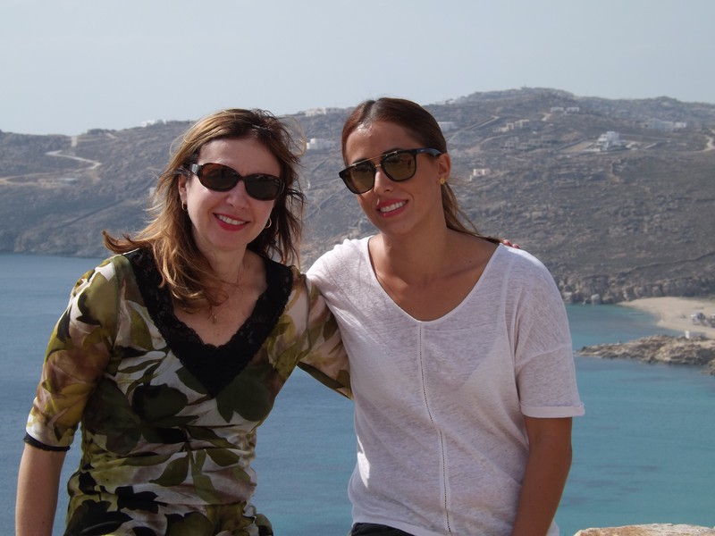 Me with our Driver and Tour Guide, Stavroula