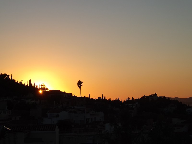 Sunset Near the Acropolis