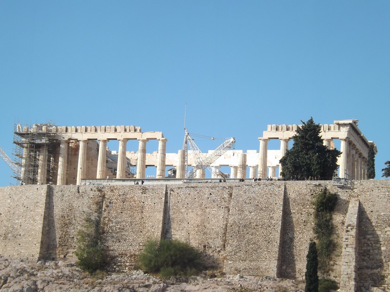 View of Parthenon from Museum
