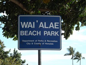 Beach Park Sign