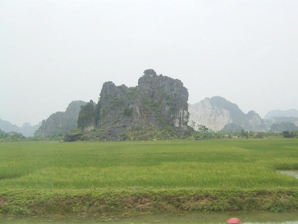 On the way to Halong Bay