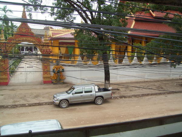 View of the Wat from our balcony