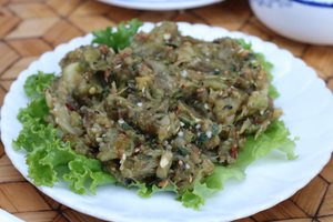 Eggplant salad (Dai style food)