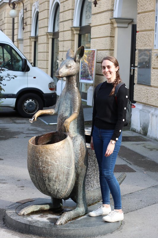 Found a kangaroo in Ljubljana