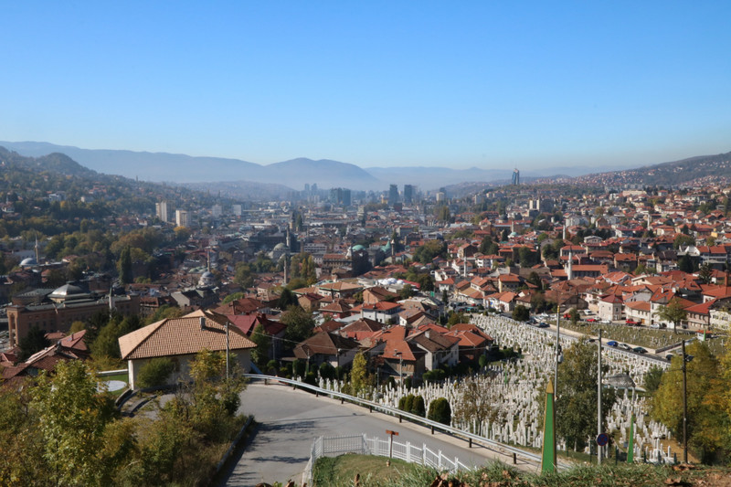 View of Sarajevo from the Yellow Bastion