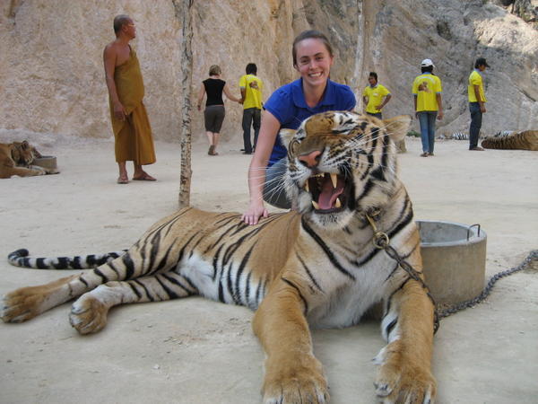 Bianca and her tiger