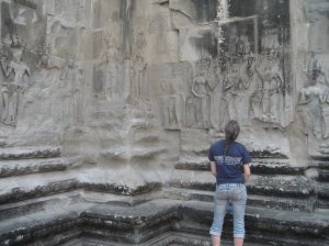 Bianca at Angkor Wat