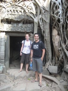 Scott and Kat at Ta Phrom