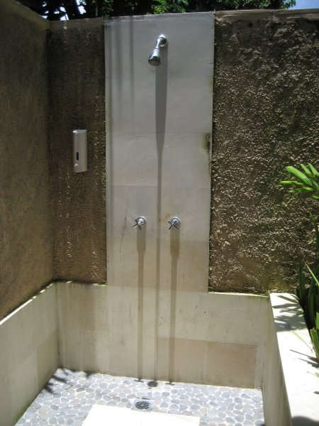 Shower at the Villa