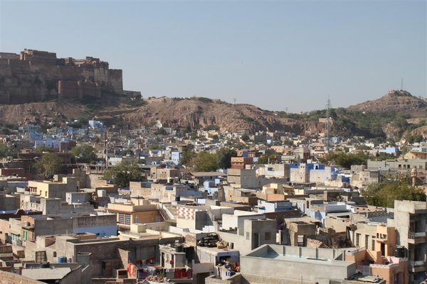 View of Jodhpur City from our hotel rooftop