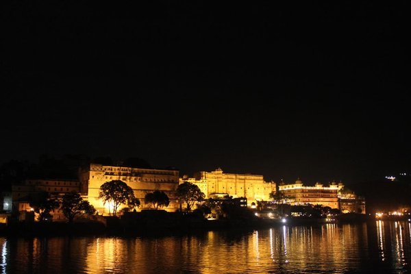 City Palace by night