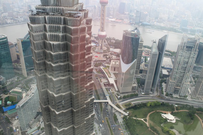 View from the Shanghai World Financial Centre