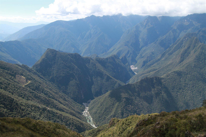 Inca trail scenery