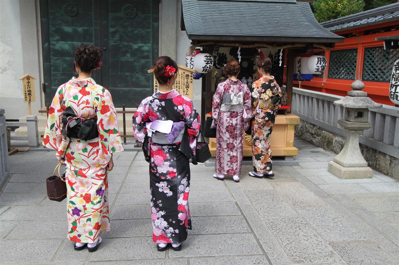 Kimono at Kiyomizu-dera
